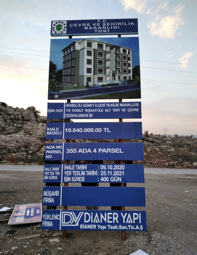 Denizli Güney İlşesi 118 Konut Projesi resim -1